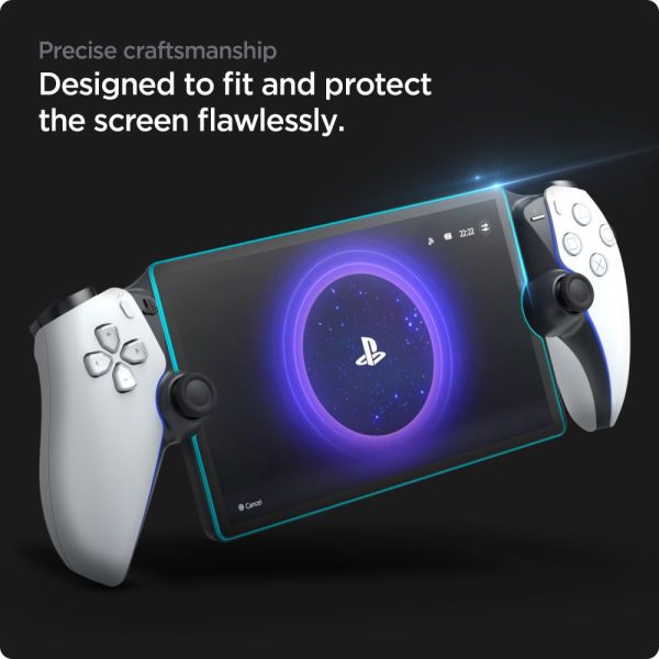SPIGEN GLAS.TR EZ FIT SONY PLAYSTATION PORTAL CLEAR (AGL07183) - Image 9